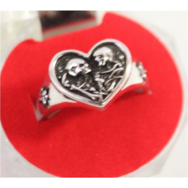 NEW HEART SHAPE RING SZ8