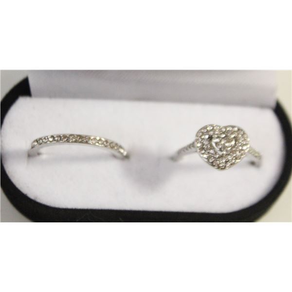 NEW 2PCS/SET RING SET SZ8