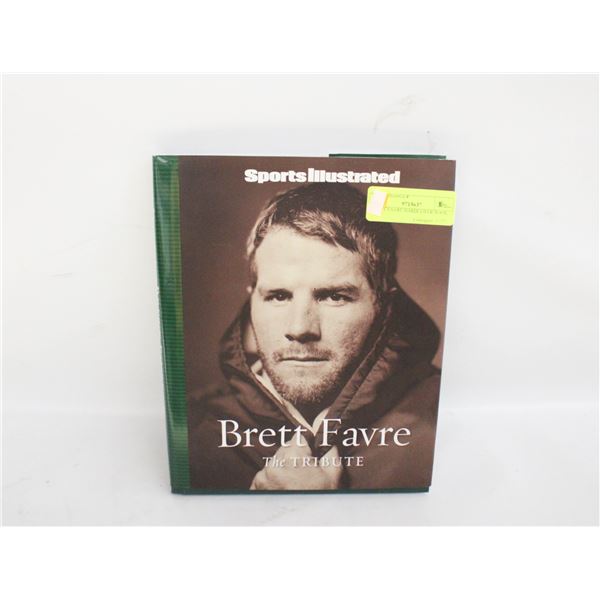 BRETT FAVRE HARDCOVER BOOK