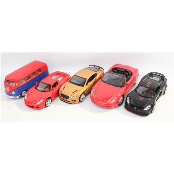 LOT OF DIE CAST 1:32 MSZ VEHICLES & DIE CAST CARS