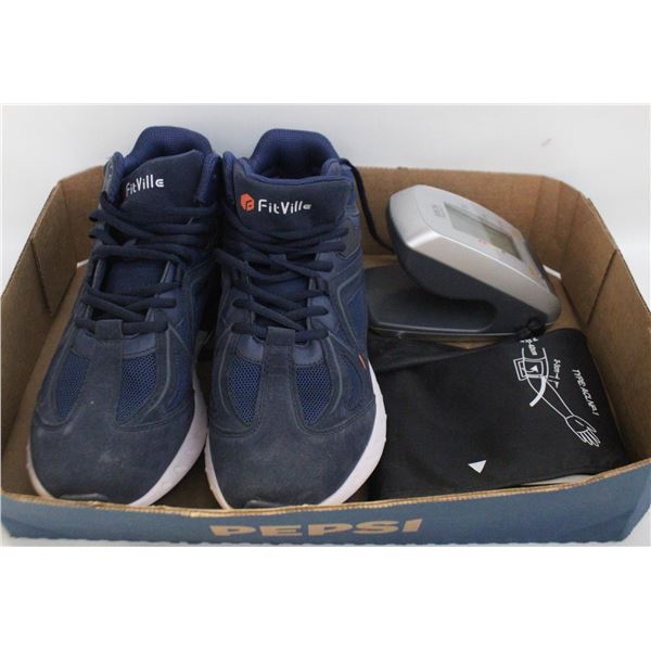 MENS FITVILLE SIZE 10.5 RUNNERS SOLD WITH BIOS