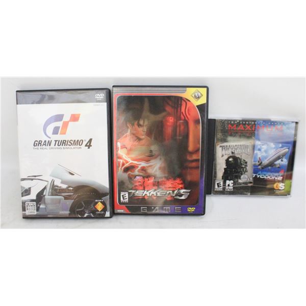 2 DVD GAMES & 1 CD ROM GAME