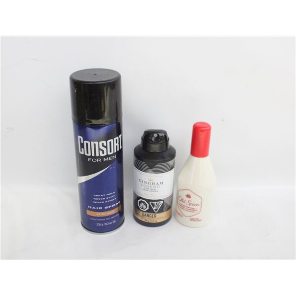 MENS HAIRSPRAY & BODY SPRAY & OLD SPICE