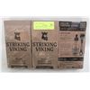 Image 1 : NEW 3 SEALED STRIKING VIKING BEARD KITS OIL WITH