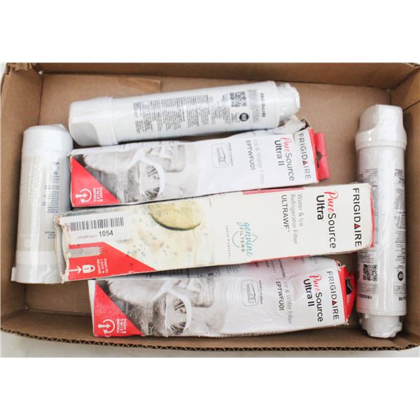 FLAT OF ASSORTED WATER FILTERS