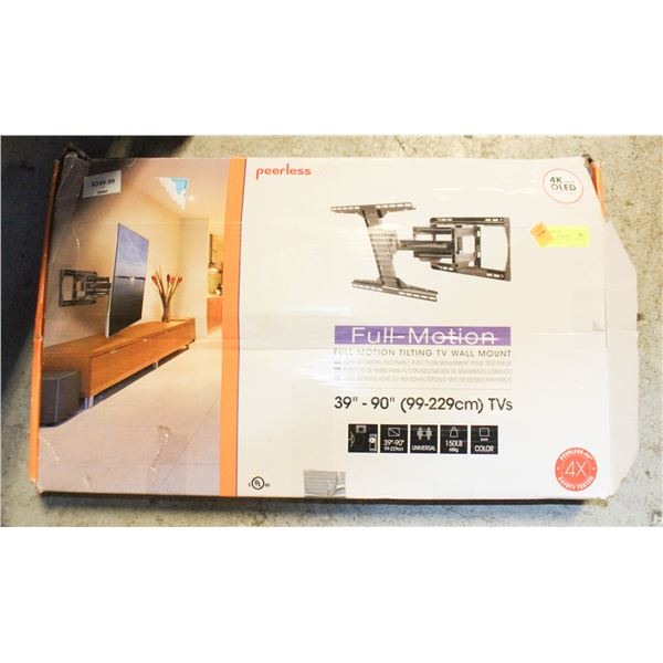 FULL MOTION TILTING TV MOUNT FOR 39"-90" TVS