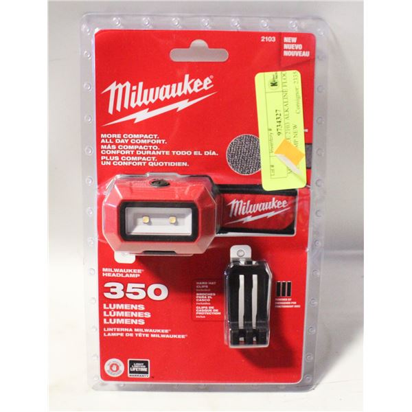 MILWAUKEE 2103 ALKALINE FLOOD HEADLAMP NEW