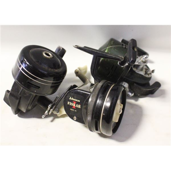 3 FISHING REELS (VIKING F-120, LEISURE 312 &
