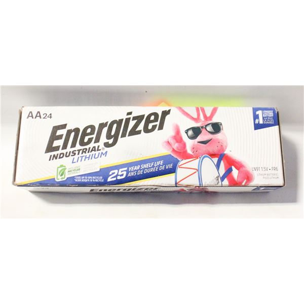 PACKAGE OF ENERGIZER INDUSTRAIL AA24 ALKALINE