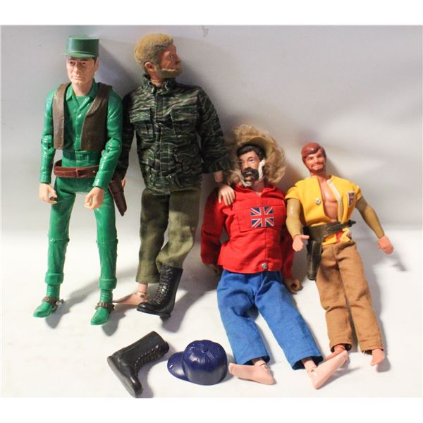 4 ACTION MEN (FROM 1960’S)