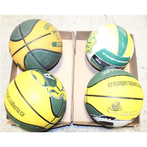 4 UNIVERSITY OF ALBERTA BASKETBALLS &