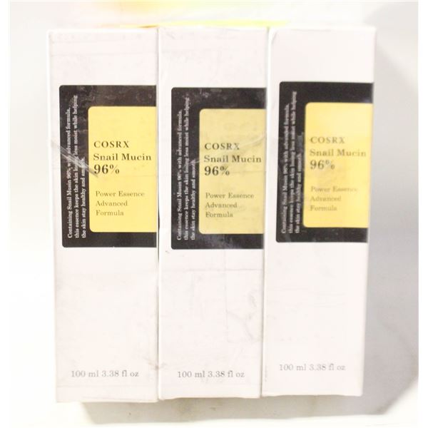 NEW 3 SEALED COSRX SNAIL MUCIN 96% POWER ESSENCE