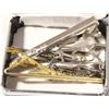 Image 1 : 4 VINTAGE WEBER SILVER & GOLD-TONED TIE