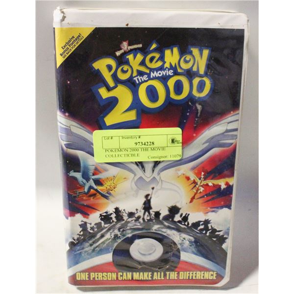 POKEMON 2000 THE MOVIE COLLECTICBLE