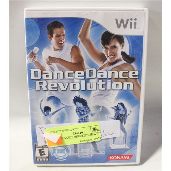 DANCE DANCE REVOLUTION WII GAME