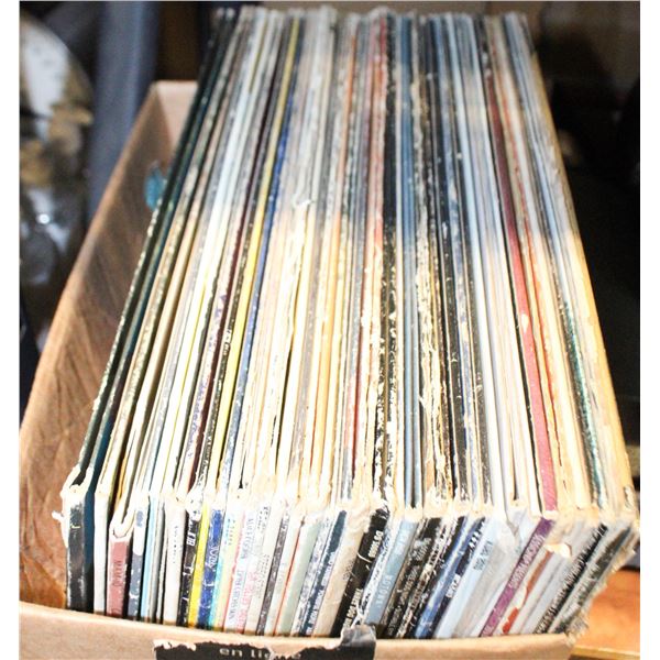 BOX OF ASSORTED ESTATE RECORDS