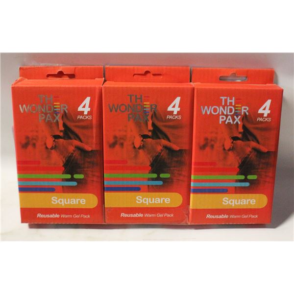 NEW 12 PACKS THE WONDER PAX WARM GEL