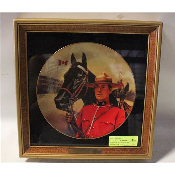 VINTAGE #97/19,500 RCMP COLLECTOR PLATE
