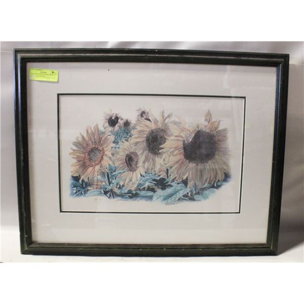 GLORIOUS SUNFLOWERS PRINT 1/5 BY VALERIE MOKER