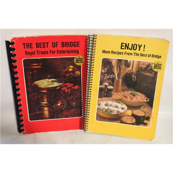 2 BEST OF BRIDGE COOKBOOKS