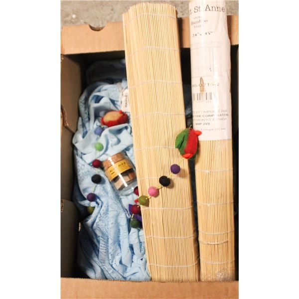 ESTATE BAMBOO BLINDS 24" X 45" + BLUE LACE