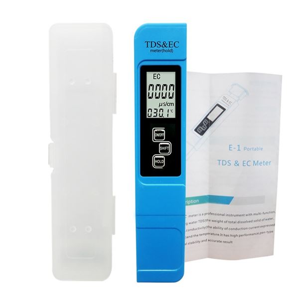 NEW DRINKING WATER 3-IN-1 TDS & EC TESTER
