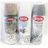 Image 1 : 3PK KRYLON SPRAY PAINT