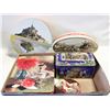 Image 1 : 5 VINTAGE INTERNATIONAL TINS - MADE IN