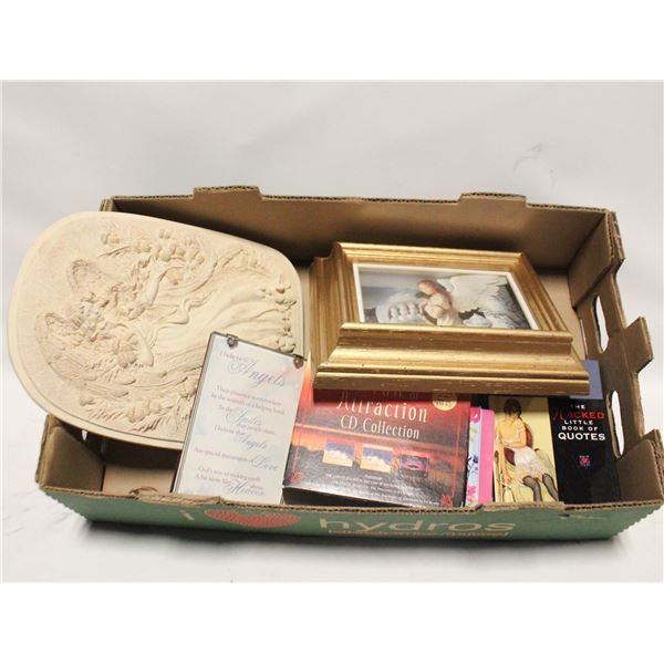 FLAT WITH INSPIRATIONAL AND RELIGIOUS BOOKS,