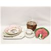 Image 1 : ASSORTED PLATTERS + TEACUP W/SAUCER