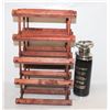 Image 1 : WOODEN WINE BOTTLE HOLDER +