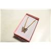 Image 1 : ESTATE BUTTERFLY ROPE CHAIN NECKALCE IN