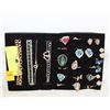 Image 1 : TRAY W/ RINGS AND  BRACELETS AND