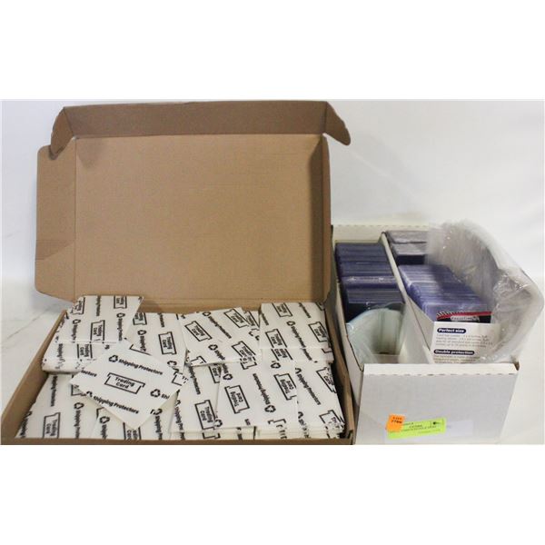 LOT OF CARD SLEEVES & MORE