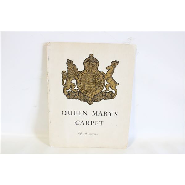 1950 QUEEN MARY'S CARPETS SOUVENIR BOOK
