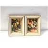 Image 1 : VINTAGE FRAMED "FLORAL" PRINTS- SET OF 2