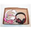 Image 1 : 3 PAIRS OF WIRED HEADPHONES