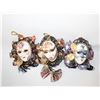 Image 1 : 3 WALL HANGING MINI MASKS