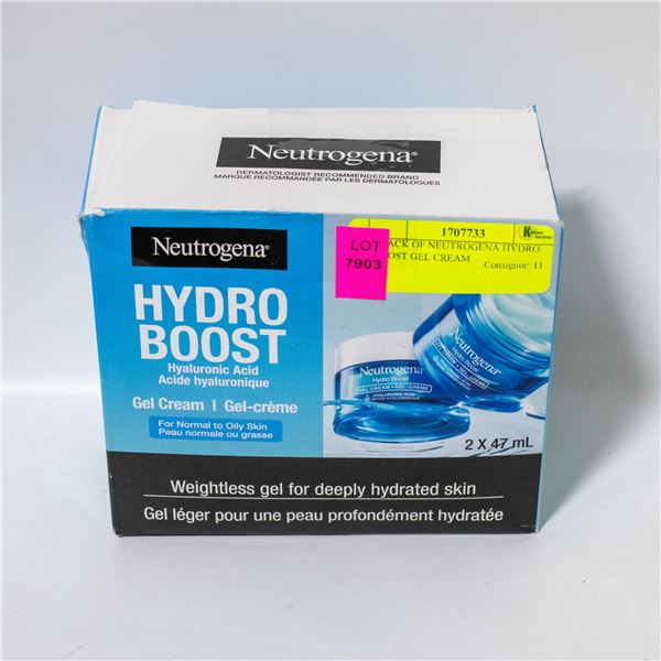 2 PACK OF NEUTROGENA HYDRO BOOST GEL CREAM