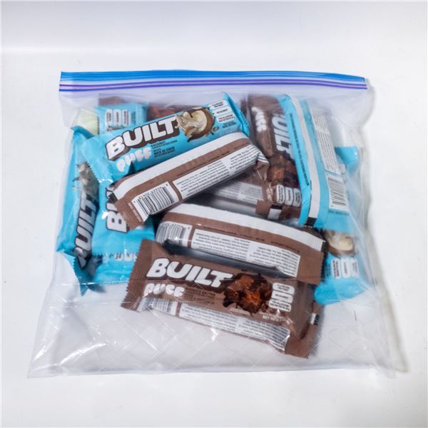 BAG OF 14 BUILT PUFF PROTEIN BARS BROWNIE BATTER &