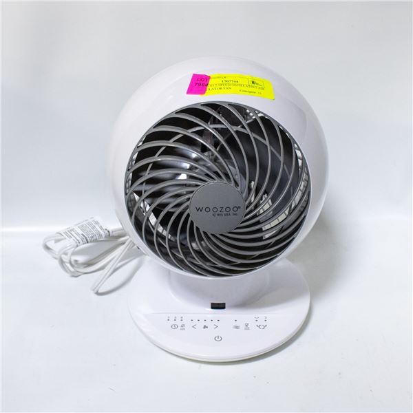 WOOZOO 5 SPEED OSCILLATING AIR CIRCULATOR FAN