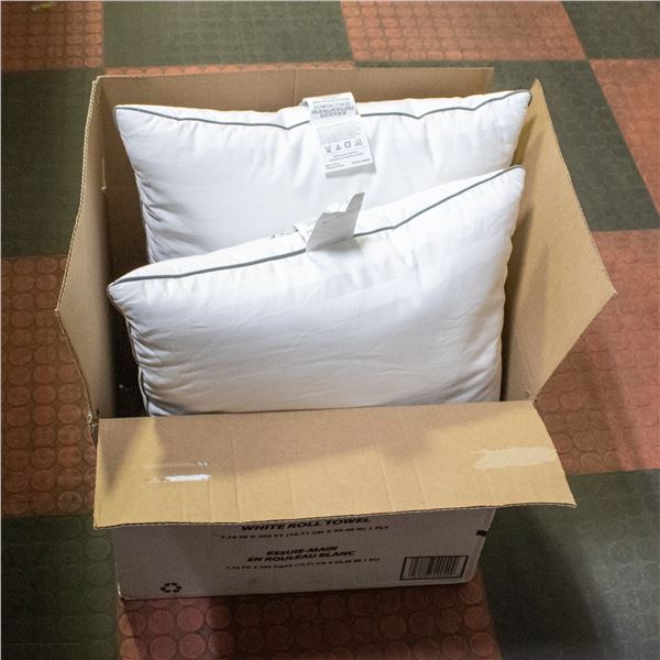 2 PACK OF BEAUTYREST PLATINUM FEATHER PILLOW QUEEN