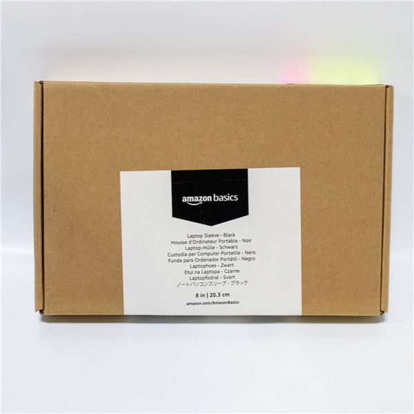 NEW LAPTOP SLEEVE BLACK - 8"