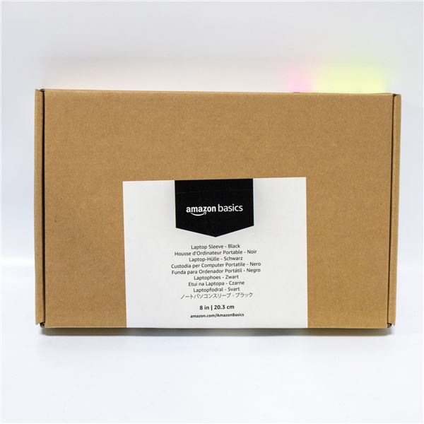 NEW LAPTOP SLEEVE BLACK - 8"