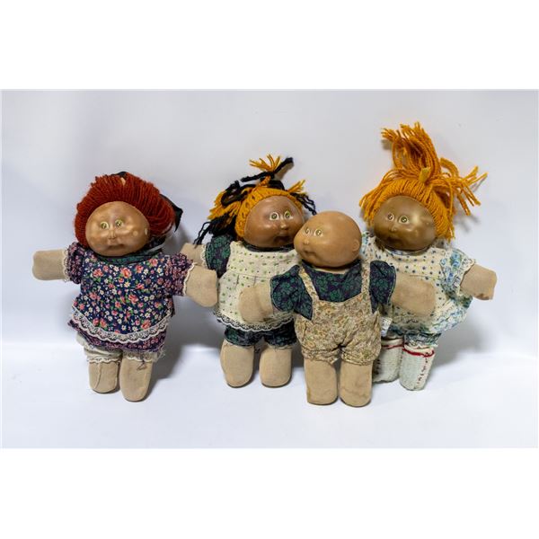 4 REALLY OLD CABBAGE PATCH BABIES