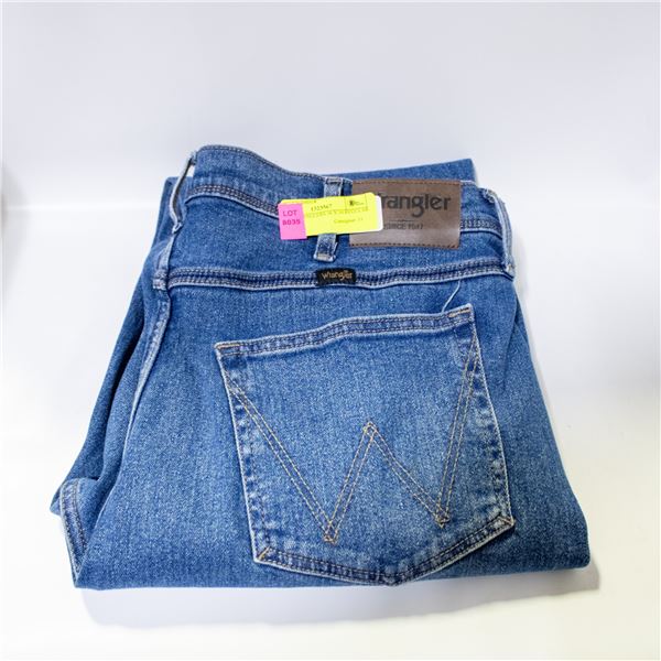 MENS WRANGLERS 36 X 34 REGULAR FIT JEANS