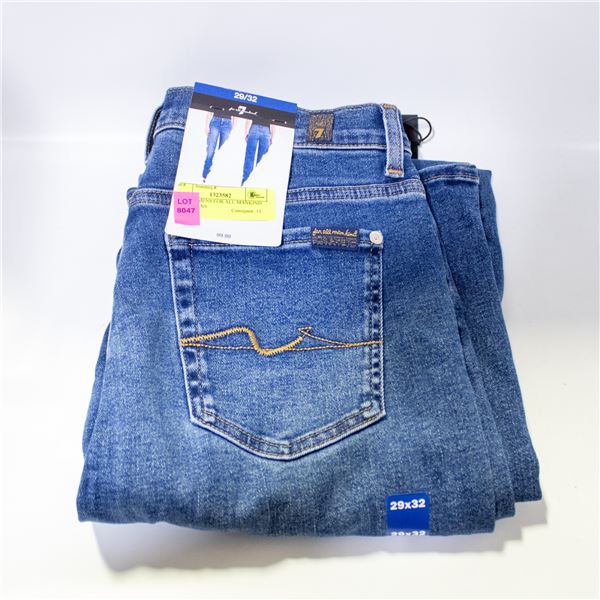 NEW WOMENS FOR ALL MANKIND 29 / 32 JEANS