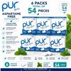 Image 1 : 6 PUR PEPPERMINT ASPARTAME FREE 9 PIECES PACK