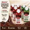 Image 1 : 6 BOOST CHOCOLATE DRINKS BB 12/26