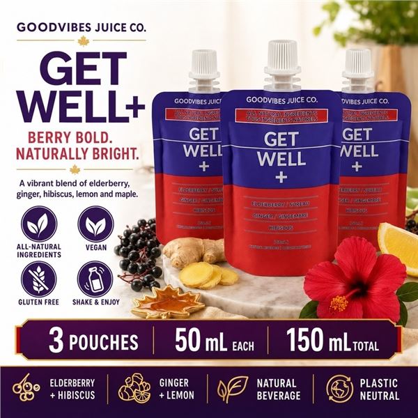 3 GOODVIBES GET WELL+ SHOT RED 50ML